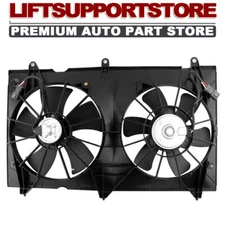 Dual Radiator Cooling Fan For 2003-2007 Honda Accord 2.4L 4Cyl Engine Denso Type