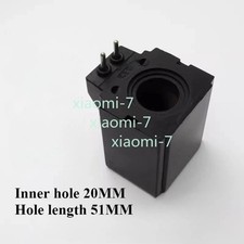 Solenoid Valve Coil Two Pins Inner Diameter 20mm Height 51mm PIN Distance 10mm