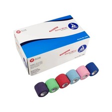 Dynarex 3216 Sensi-Wrap Latex-Free 2" x 5 yd Assorted Case of 36