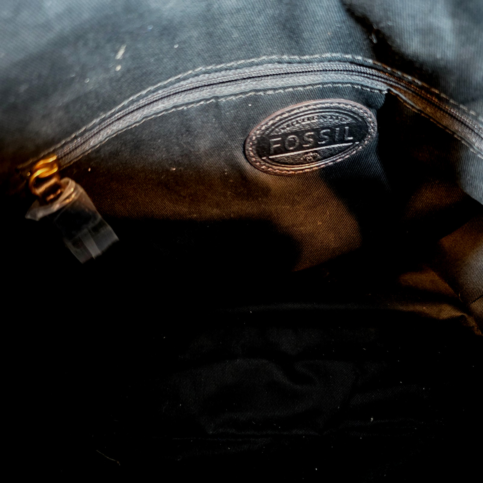 Fossil Patchwork Leather Hobo Bag Single Strap Pu… - image 3