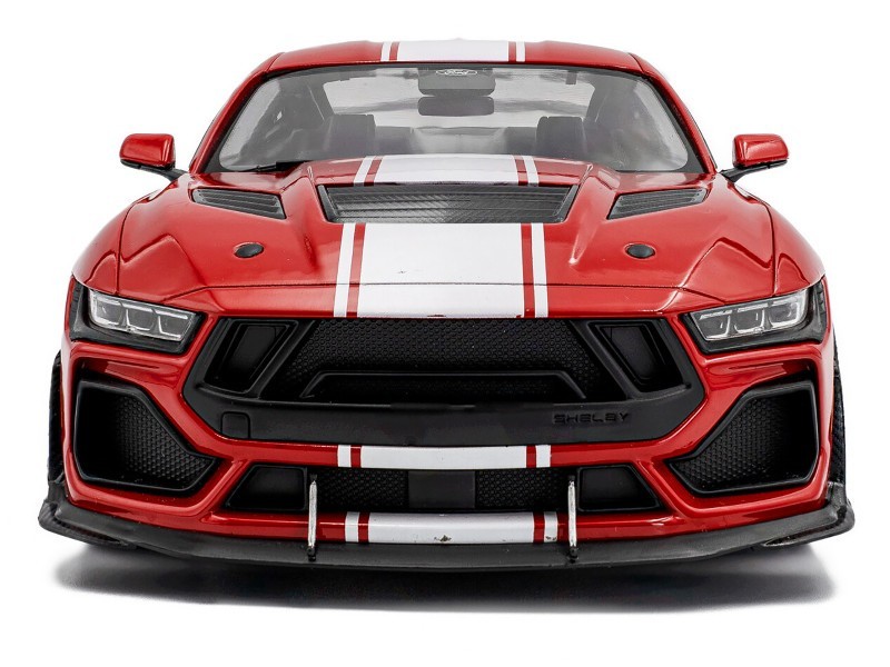SOLIDO 2024 FORD SHELBY MUSTANG SUPER SNAKE 1/18 with STRIPES RACE