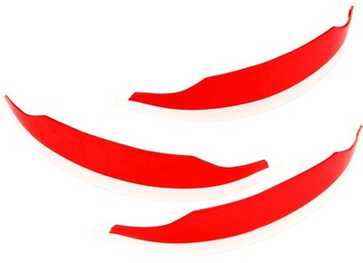 100% Accuri 2 Youth Forecast Goggle Roll-Off Mud Flaps Red