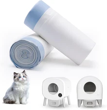 40-Pack Heavy Duty Cat Litter Box Liners for Fsitego & Fumoi Self-Cleaning