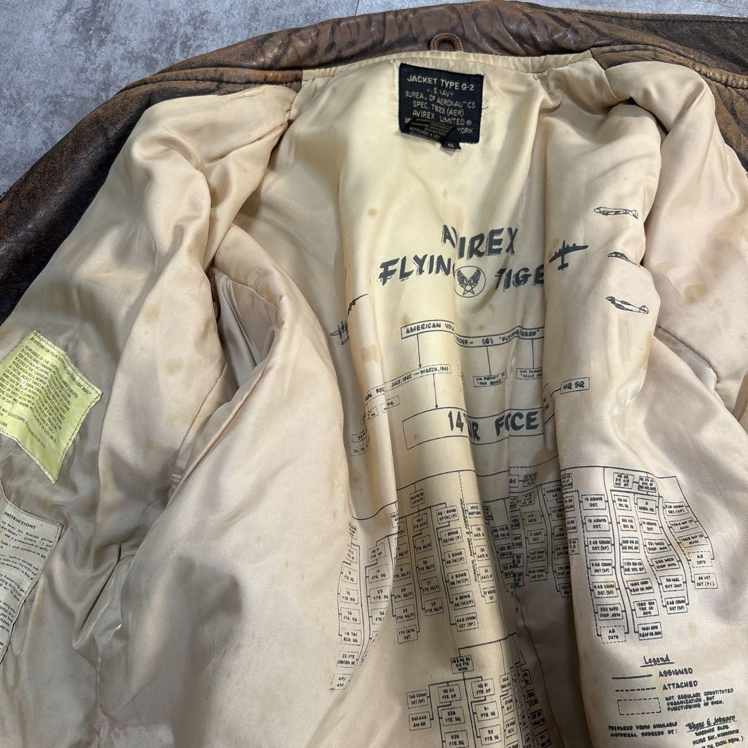 m*h様 80s avirex short leather bomber jkt AVIREX 1980's Vintage Short Leather Bomber Flight Jacket
