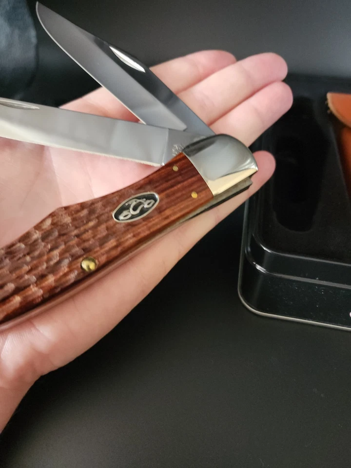 Cuchillo plegable Case XX 6265 OCC 2005 Rosewood Hunter funda Orange County Chopper Foto 4 de 4