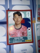 2026 Panini FIFA World Cup Heung Ming Son KOR18 - Red Sticker