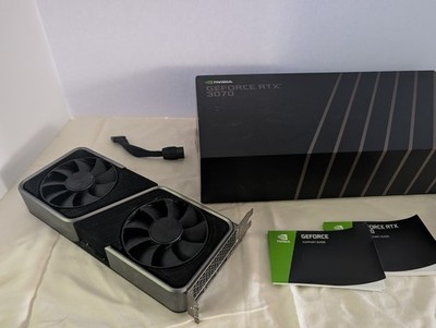 NVIDIA GeForce RTX 3070 Founders Edition 8GB GDDR6 - Original FE Design - Tested