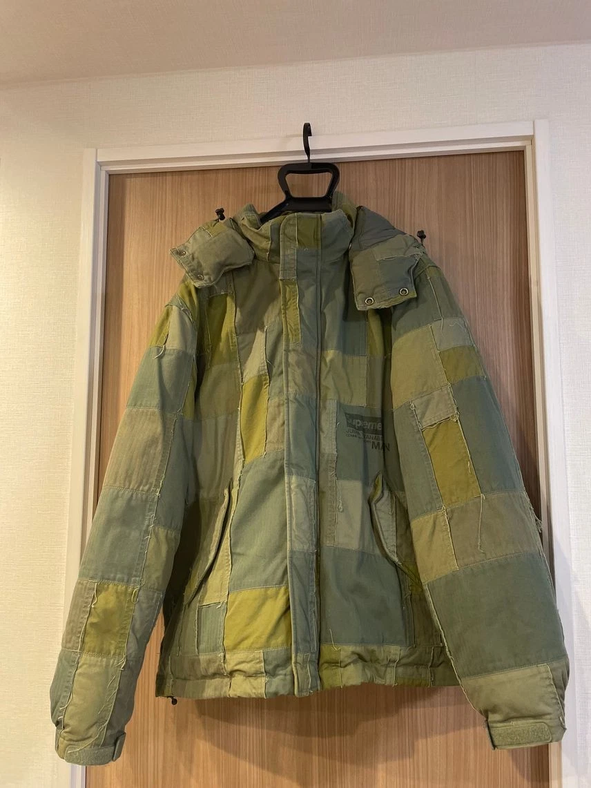 Supreme / Junya Watanabe Comme Des Garçons Homme Patchwork Veste Puffy Olive