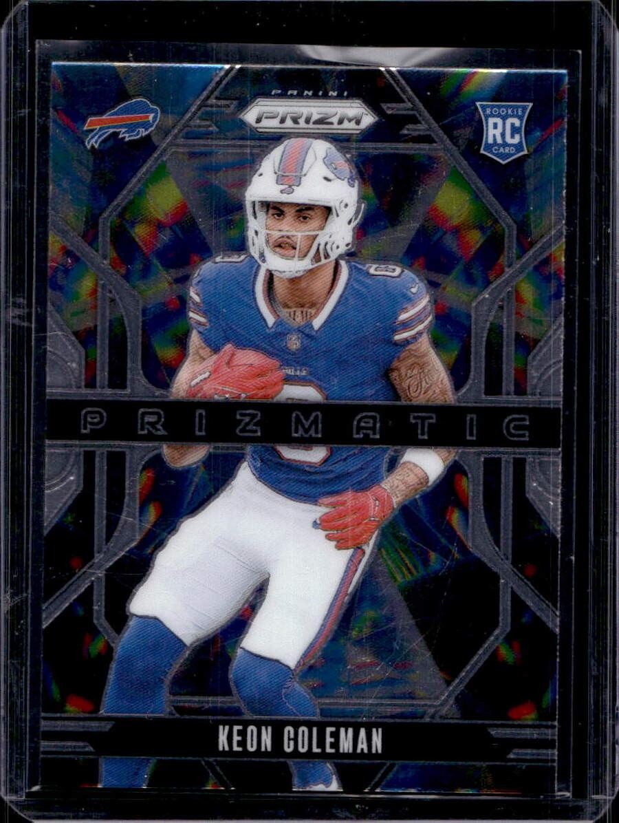 Keon Coleman 2024 Panini Prizm #15 Prizmatic Rookie