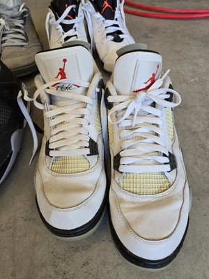 Size 10.5 - Jordan 4 Retro OG Mid White Cement