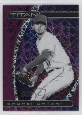 2021 Panini Chronicles Titan Purple Velocity Prizm Shohei Ohtani #6 08nc
