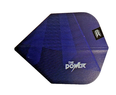 3 Dart Flights ''Phil - THE POWER - Taylor'' schwarz/blau Target