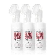 SERUMXCEL Beard & Hair Growth Mousse – Botanical Extracts with Watercre