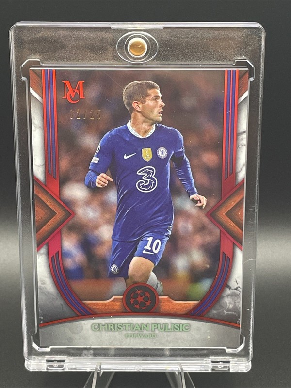 🔥 2022-23 Topps Museum Pulisic RUBY PARALLEL /25 #45 USMNT | INVEST World Cup