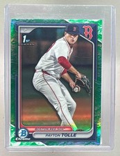 Payton Tolle 2024 Bowman Draft #BDC-63 Lunar Glow Refractor Chrome 1st RC