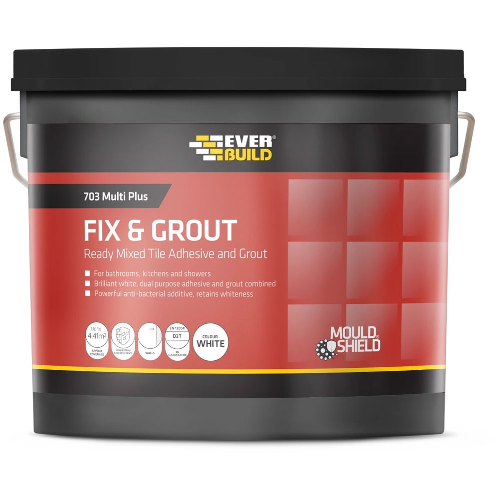 Everbuild 703 Fix & Grout Tile Adhesive 750g