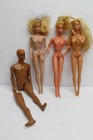 4 pc Lot Vintage Ken & Barbie Dolls