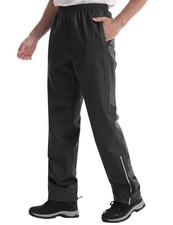 iCreek Men's Rain Pants Waterproof Rain Over Pants Hiking Pants Windproof Lig...