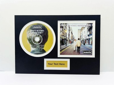 CD & Album Cover Halterung A4 Doppel Display Einsatz mit personalisierter Plakette