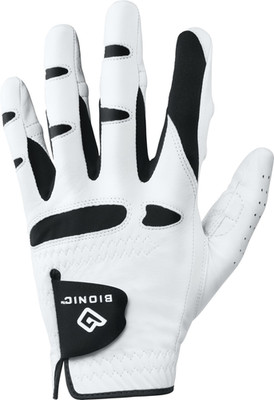 Bionic StableGrip with Natural Fit Golf Glove - White (Large, Large,