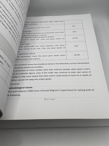 A-Level Psychology Study Guide CloudLearn Student Book Like New - Picture 5 of 8