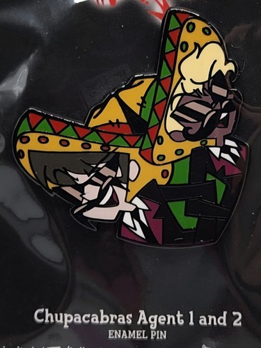 Helluva Boss Short Mission Chupacabras Agent 1 And 2 Enamel Pin Vivziepop - Picture 3 of 18