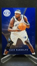 ZACH RANDOLPH 2012 TOTALLY CERTIFIED BLUE FOIL SP #D 195/299 GRIZZLIES