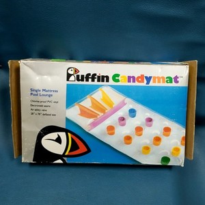 NIOB VTG 1986 Puffin 78x28" Candymat Pool Float Air Mattress
