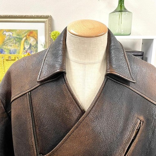 Prada 21Fw Leder Blouson Oversized S - Bild 7 von 17