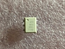 MOC3021 IC OPTOCOUPLER TRIAC DRIVER RANDOM PHASE 6-PIN DIP LOT OF 2 