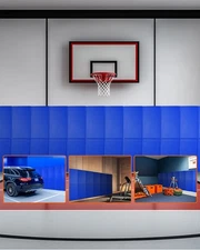 Uimoso Gym Wall Padding Waterproof Wall Basketball Mat 2" Thick Foam Court