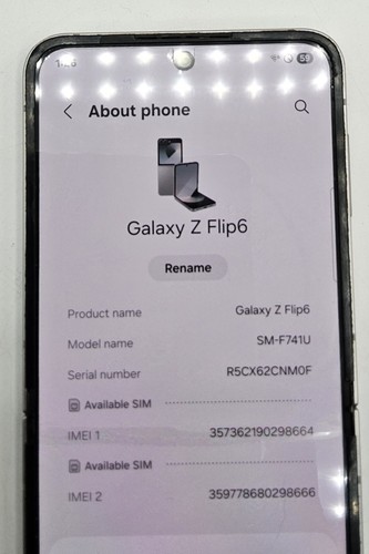 Samsung Galaxy Z Flip 6 - 256 GB Silver (Unlocked) - READ For Condition Details - Picture 6 of 15
