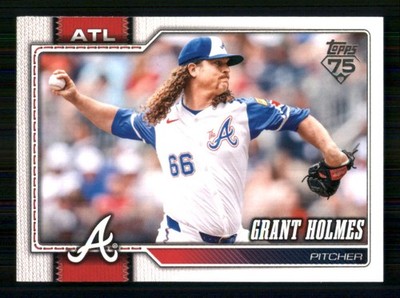 2026 Topps #182 Grant Holmes Atlanta Braves 68768
