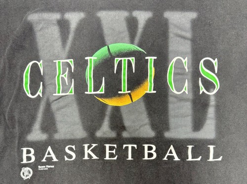 Vintage Boston Celtics Hanes Heavyweight (46-48) XL T-Shirt - Picture 5 of 10