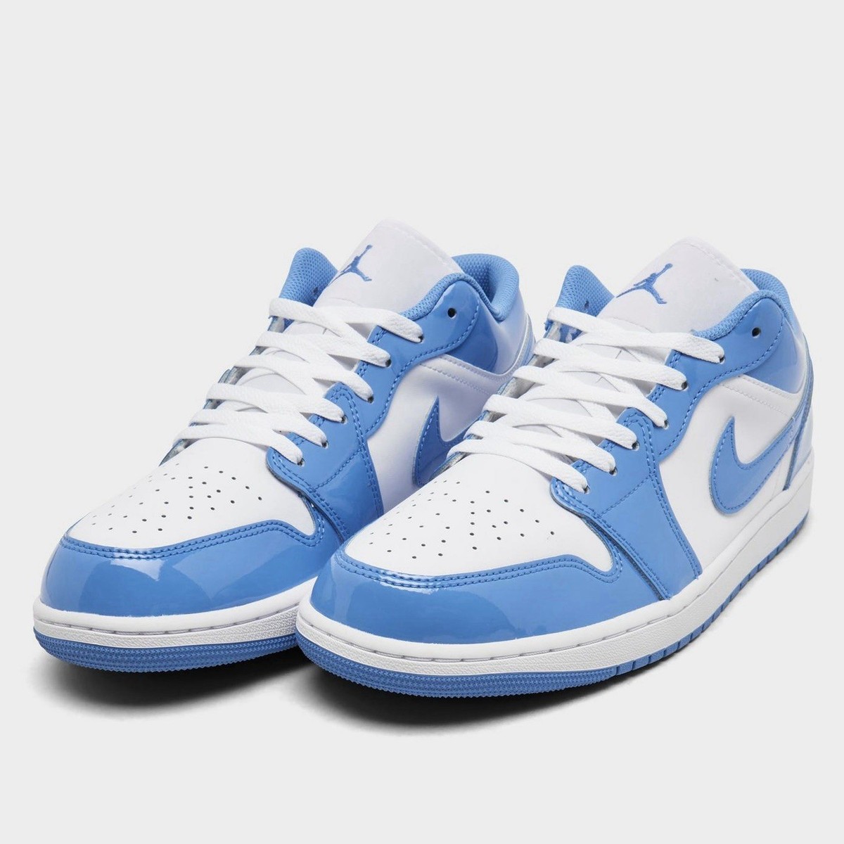 Nike Air Jordan 1 Low SE White Legend Blue UNC Shoes Size 12