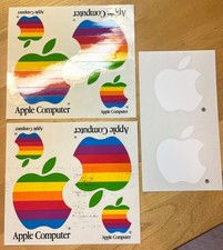 Apple Computer Vintage Sticker Sets NOS