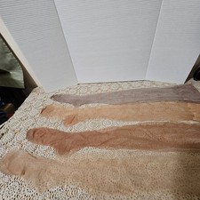 Lot 3 Prs Vintage Nylon Stocking Thigh Highs STOCKINGS Size Med/Large
