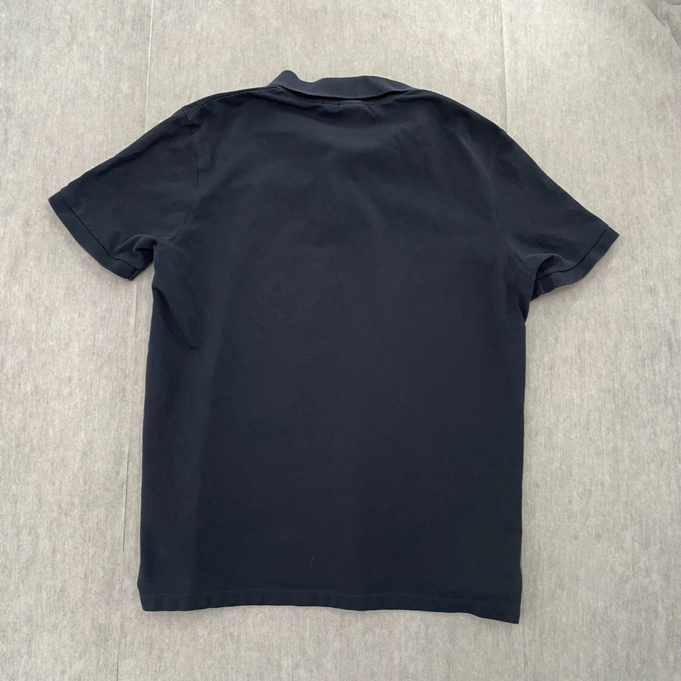 Camisa polo Hugo Boss adulto extra grande azul manga curta moderna Pallas masculina GG - Imagem 2 de 4