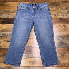 Seven 7 Skinny Capri Jeans Womens 10 Mid Rise Stretch