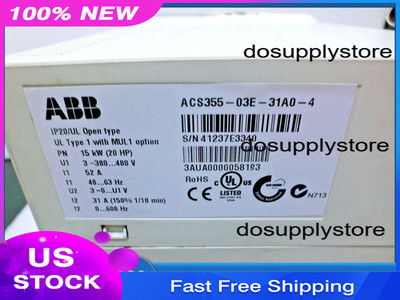 frequency converter ACS355-03E-31A0-4 NEW IN STOCK SHIP No Keypad