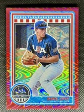2025 Panini Stars and Stripes USA Baseball #53 Daniel Cuvet Red Swirl