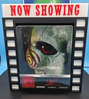 Saw Unrated 4K UHD Steelbook NEW Sealed w/ Slipcover OOP Region Free EU Import