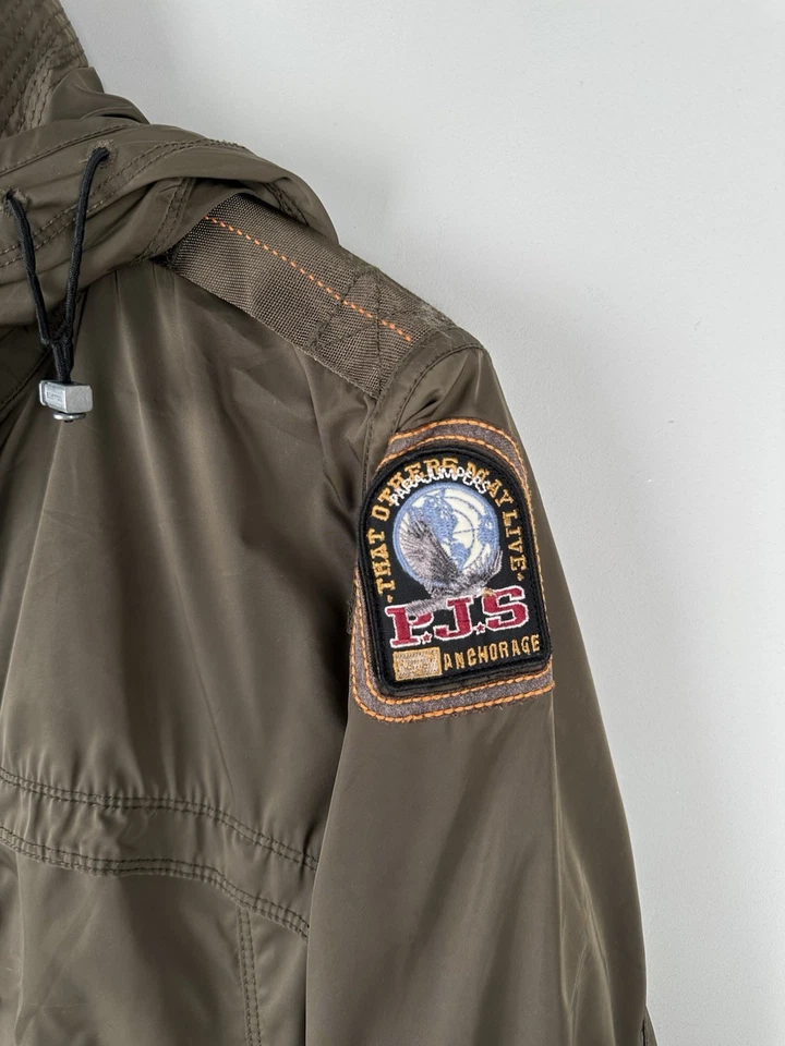 Chaqueta Parka PARAJUMPERS Con Capucha Para Mujer Caqui Talla XL Foto 4 de 4