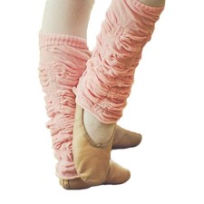 Girls Ballet Leg Warmers Pink Ruffle Dance Socks Toddler Kids One Size Regular