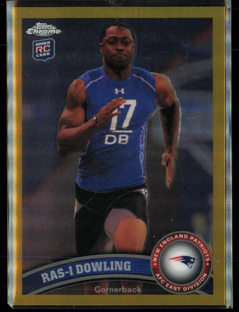 2011 Topps Chrome Ras-I Dowling Gold Refractors #/50 #109 Rookie