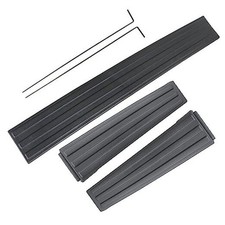 3 Piece Tailgate Flexible Step Trim Molding Cap Black 9L3Z9941018AA