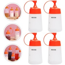  4 Pcs Distributeur De Table Bouteille Sauce En Plastique Pour Miel