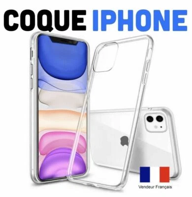 - SANS MARQUE/GÉNÉRIQUE - POUR APPLE IPHONE Coque iPhone 11 iPhone 11 Pro Max Etui House Transparent Silicone Ultra Fine