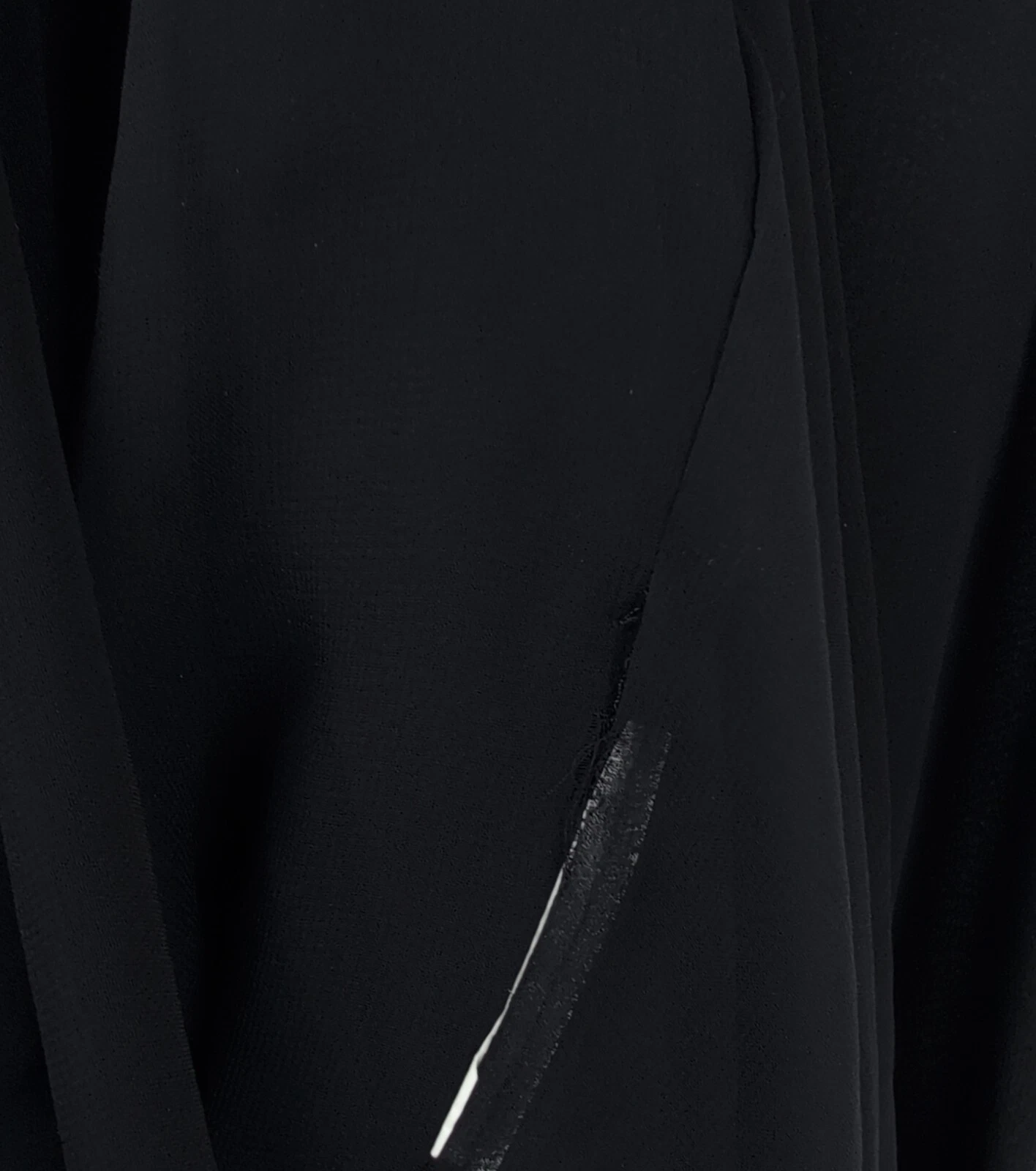 Mini abito donna MIU MIU 2010 taglia US M IT42 nero blu seta plissettato