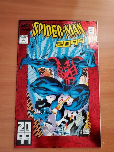 Spider-Man 2099 1 NM- / Red Foil / Origin Miguel O'Hara / (1992)